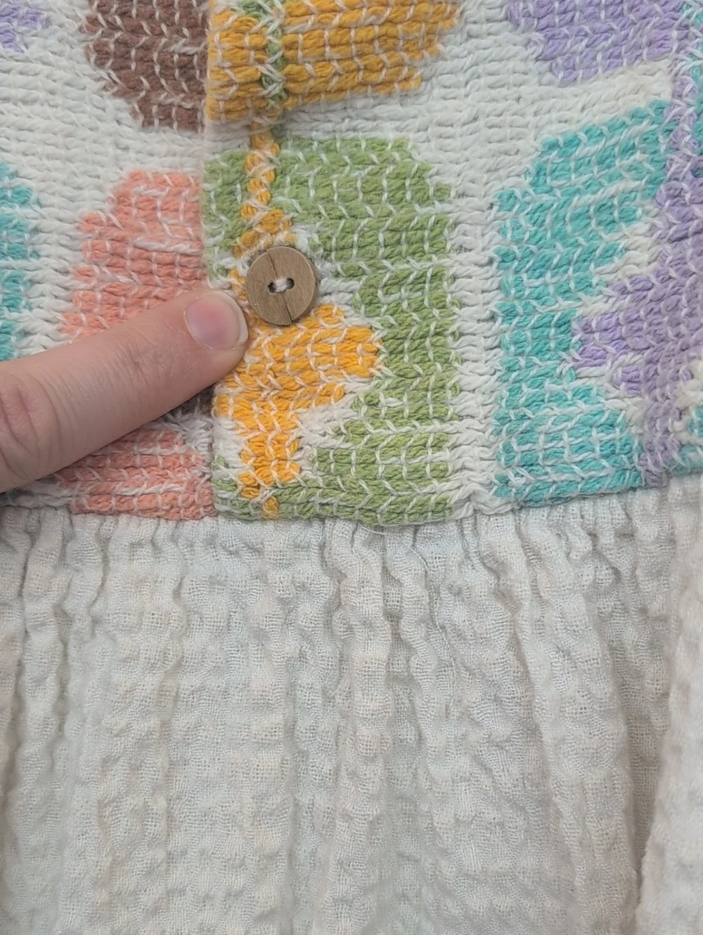 Zara Woven Waffle Knit Dress 2-3Y Play